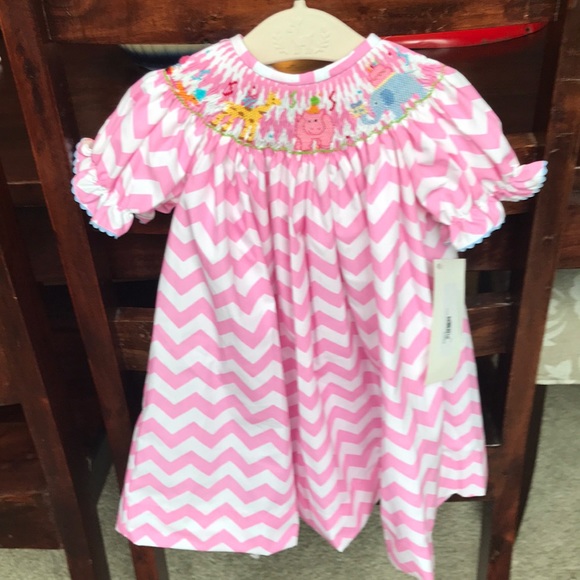 Other - Smocked Birthday dress NWT